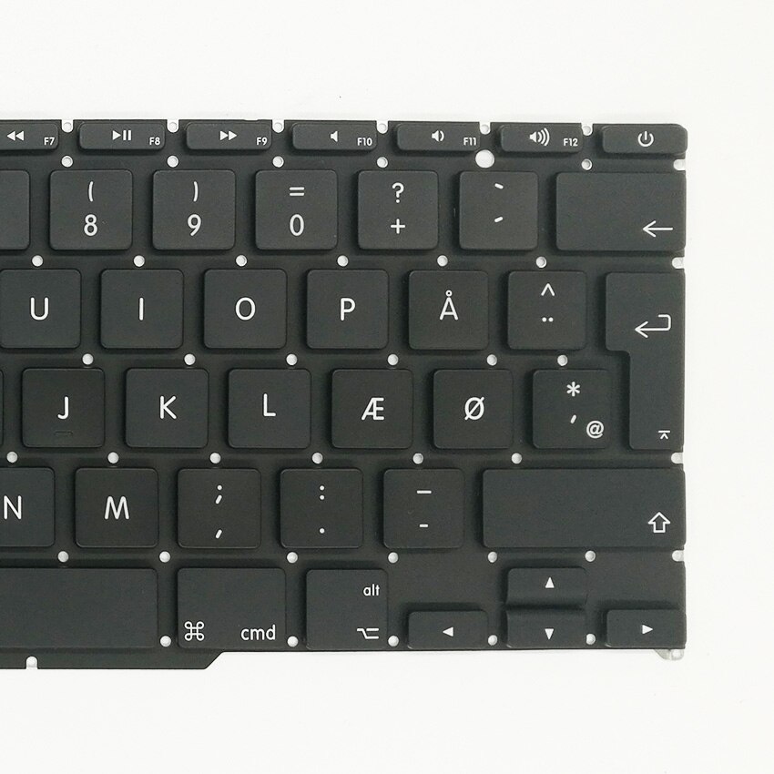 Nueva Dinamarca teclado danés para Apple Macbook Air 11 "A1465 A1370 Danmark estándar