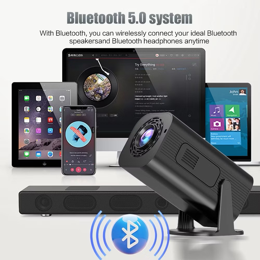 350 ANSI 4k Projector Android 11 HD 1080P Support Protable Projector LED Mini Projectors Auto Focus WiFi6 BT5.2