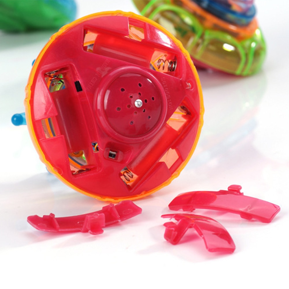 Willekeurige Kleur Muziek Licht Spinning Top Speelgoed Hand Spinning Gyro Speelgoed Voor Kids Jongen Klassieke Elektrische Speelgoed Spinning speelgoed #20