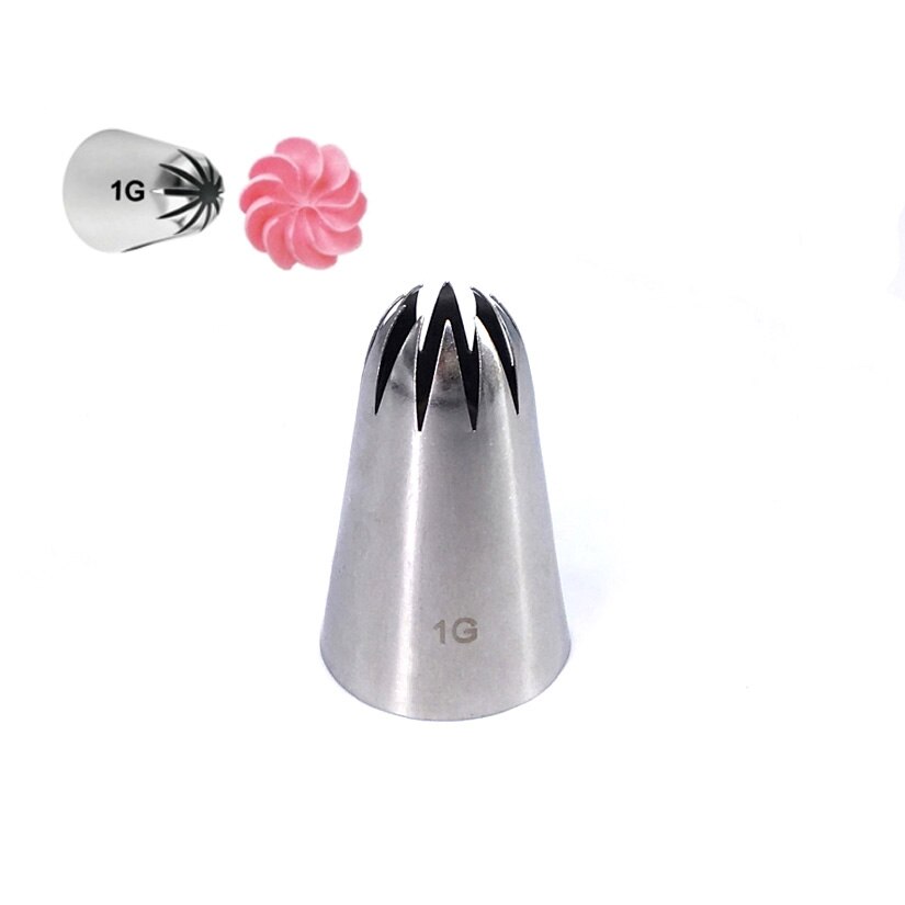 1G Groter Formaat Bloem Tips Decorating Nozzle Icing Buis Pastry Tips Fondant Cake Decorating Sugarcraft Gereedschappen Bakvormen