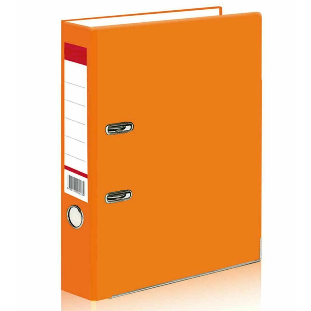 1pcs Documents Holder A4 Large 75mm Lever Arch Files Folder Office Stationery Document Storage: orange