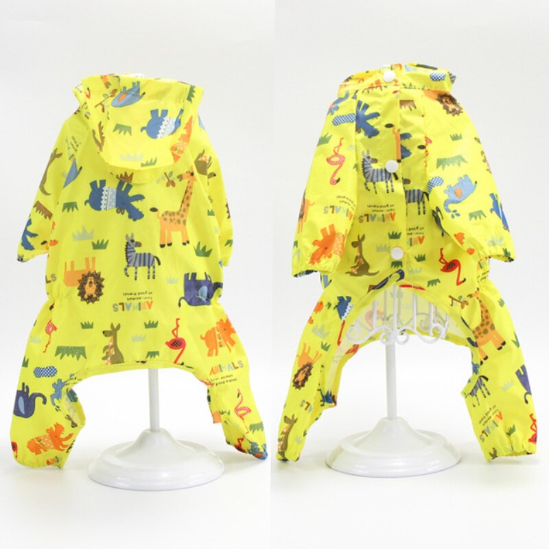 Hund regnjacka jumpsuit vattentäta kläder för hund regnjacka schnauzer mops fransk bulldog welsh corgi kläder husdjur outfit: Xxl