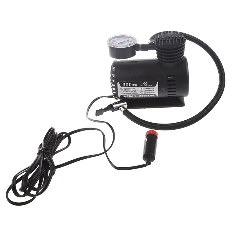 12v auto elektrische pomp luchtcompressor draagbare bandenpomp 300 psi  k590