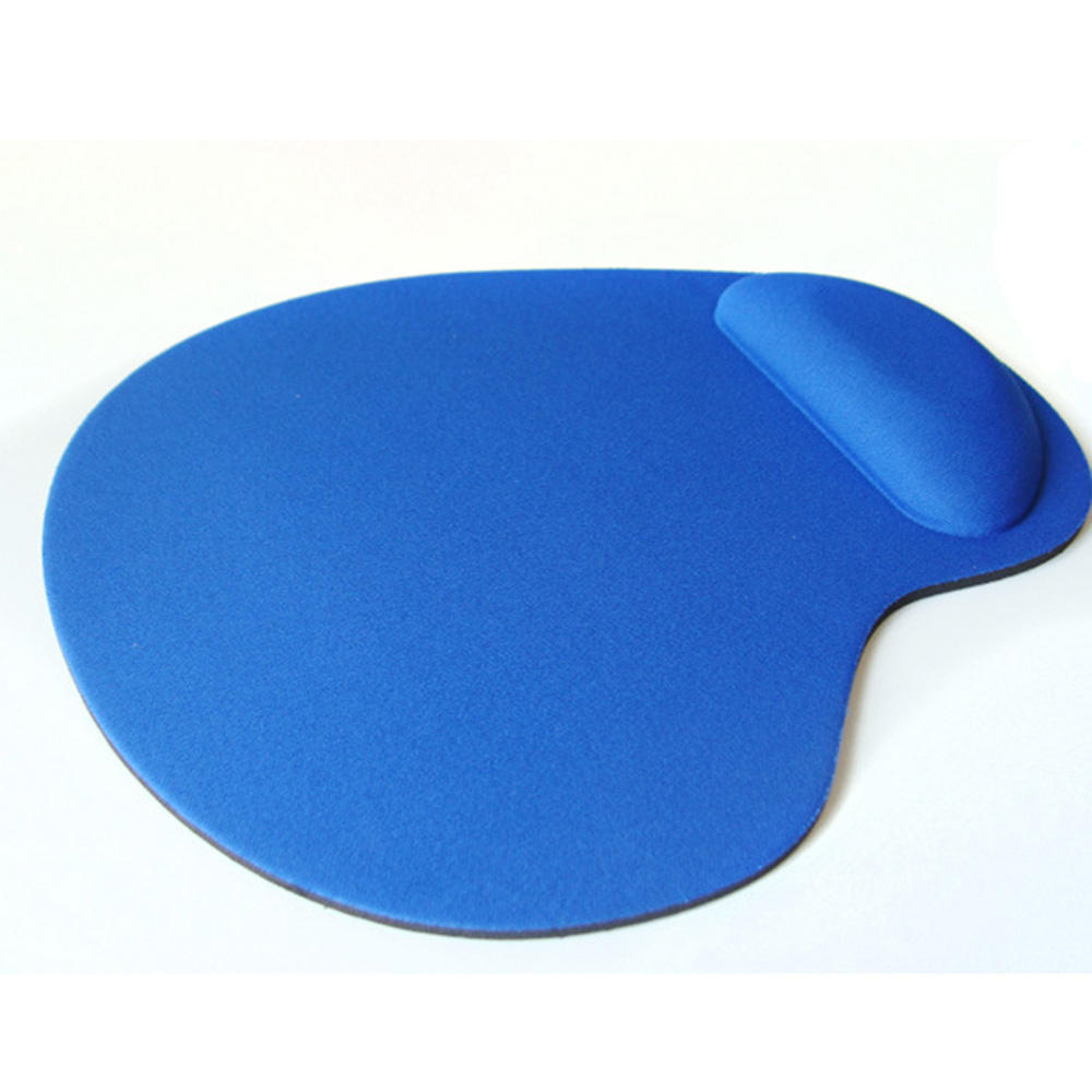 1Pc Effen Kleur Muismat Eva Armband Comfortabele Muizen Mat Voor Game Computer Pc Laptop Valentijnsdag: Blue