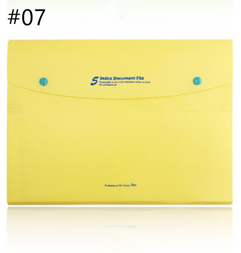 A4 File Organizer Document Houder 5-Layer Grote Capaciteit Bestanden Bag Pouch Uitbreiden Accordeon Mappen Waterdichte Office Supply: 07