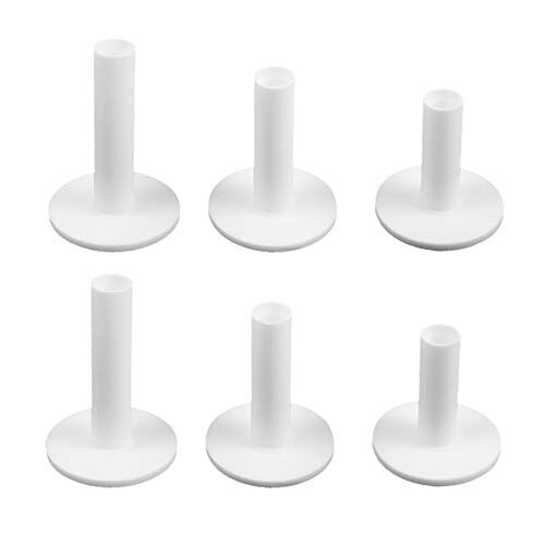 Golf Practice Tees, 3/6 Pieces Rubber Tees,Indoor and Outdoor,for Driving Range and Practice Mat