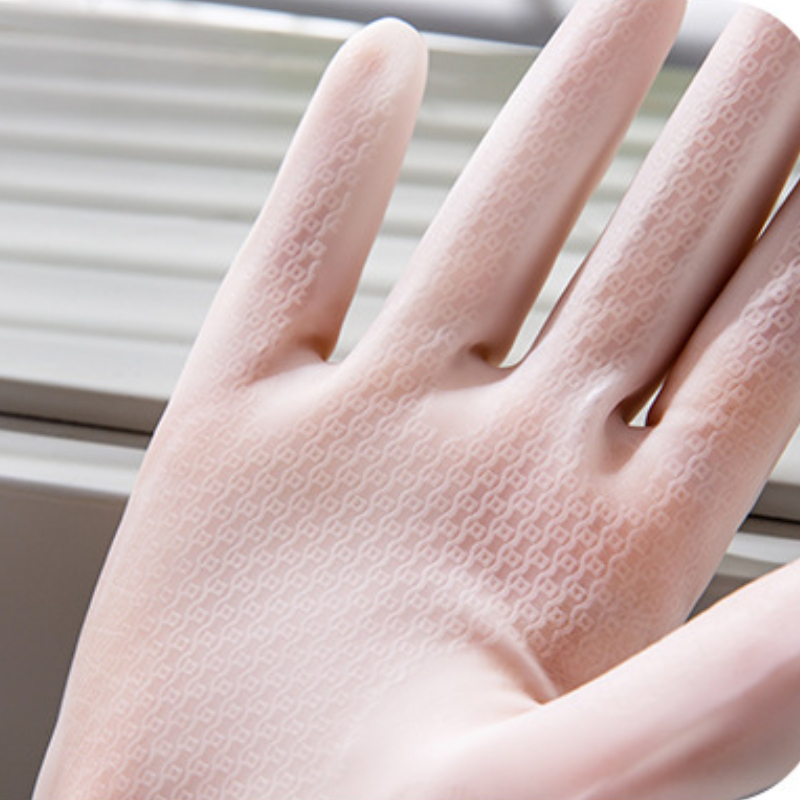 Waterproof Housework Cleaning Gloves Kitchen Cleaning Latex Laundry Dishwashing Gloves Wear Resistant Rubber Gloves