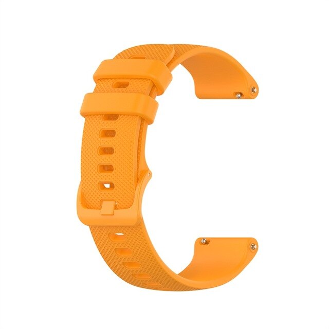 20mm Wrist Straps wach Band for Huawei Watch GT 2 42mm smartwatch Strap for Huawei Watch 2 Sport Bands Sport belt bracelet wach: Orange