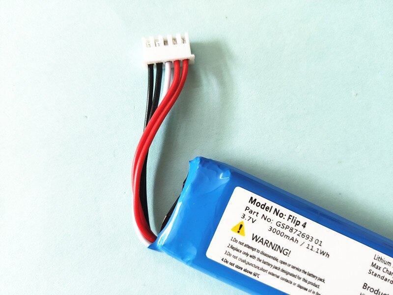 Vervanging GSP872693 01 3.7V 3000Mah Batterij Voor Jbl Flip 4 /Flip 4 Speciale Editie Batterij