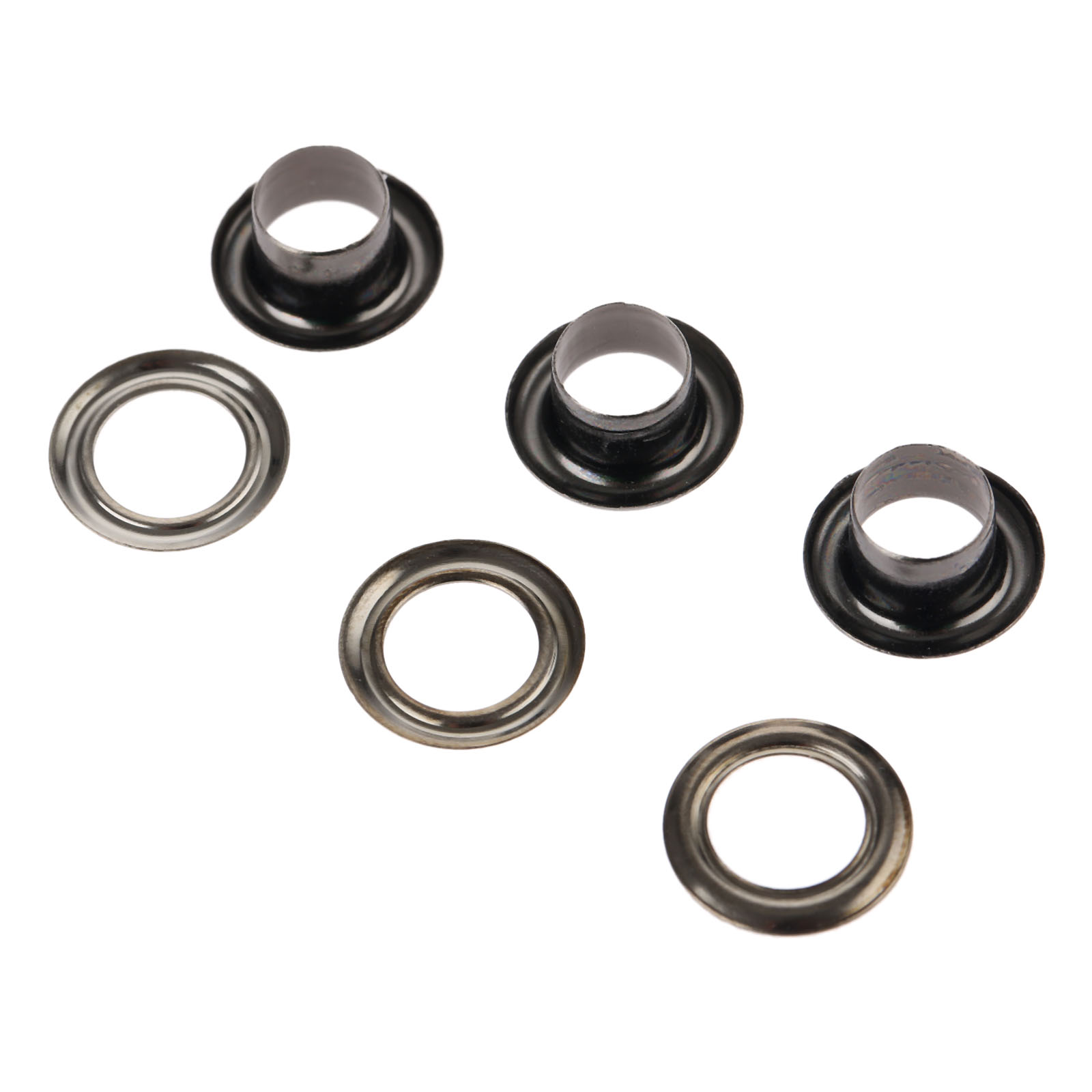 100pcs 5mm/6mm/8mm Eyelets Metal eyelets Buttons Hollow Rivets Sewing patches Bags and Shoes Clothes accessories: 6mm gray