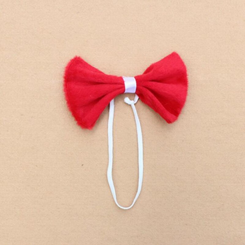 Kleurrijke Dier Strikje Handgemaakte Tijger Luipaard Giraffe Print Ties Kids Kinderen Prestaties Props Party Dress Up Decor: Red