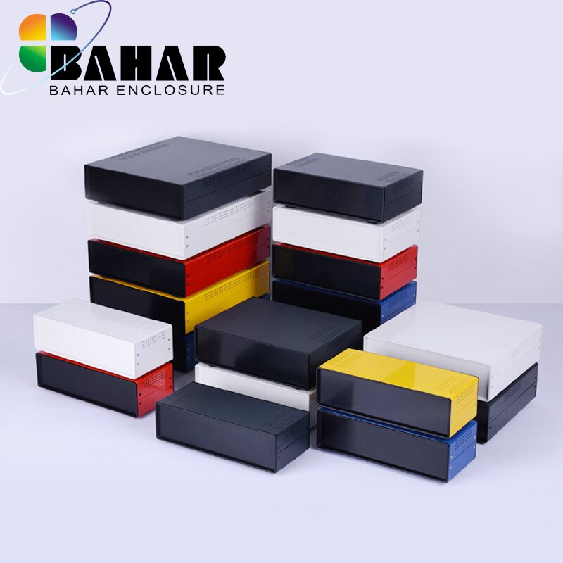 Custom Iron Project behuizing diy instrument case PCB draad connection box Ijzer elektrische doos 325*220*120mm junction box