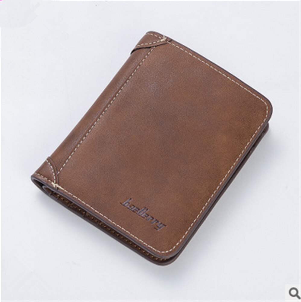 Hommes en cuir portefeuille à deux volets porte-carte d'identité sac à main chéquier longue pochette porte-monnaie: 2