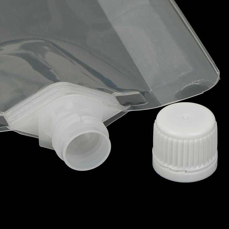 Bolsa de plástico transparente para bebidas y zumo, frasco transparente de succión para líquidos frescos, bolsillo de embalaje, 10 Uds., 200ml