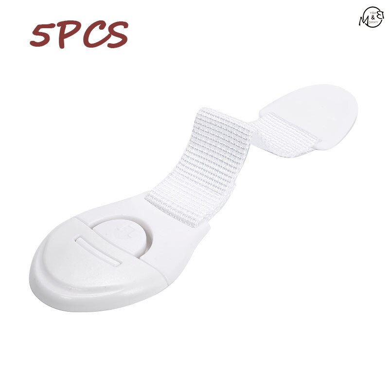 5 Stuks Baby Veiligheid Locksor Kids Kinderen Veiligheid Plastic Bescherming Kast Deur Lade Anti-Open Bescherming: 02 5Pcs