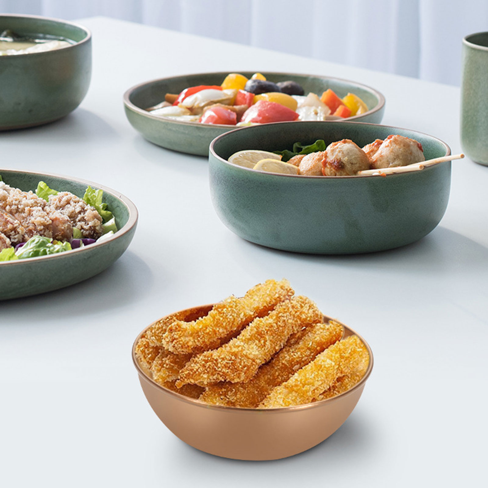 Stainless Steel Sauce Dishes Mini Individual Saucers Bowl Sushi Dipping Bowl Dipping Sauce Bowls For Soy Sauce Ketchup BBQ Sauce