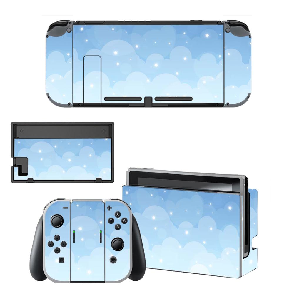 Starry Sky Star Screen Protector Sticker Skin for Nintendo Switch NS Console Dock Charger Stand Holder Joy-con Controller Vinyl: KQBYSNS0029