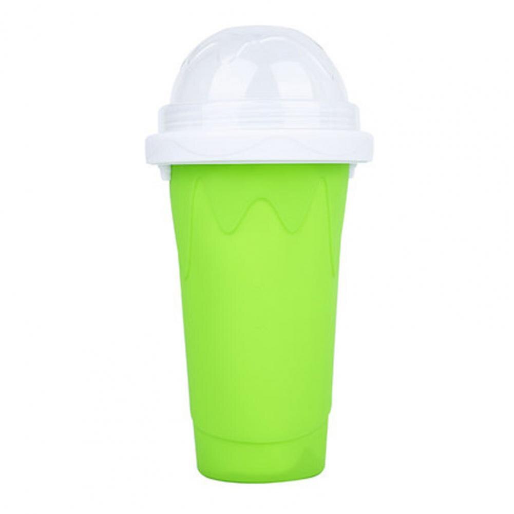 Quick-Frozen Smoothies Cup Homemade Milkshake Bottle Slush And Shake Maker Fast Cooling Cup Ice Cream Slushy Maker: Green