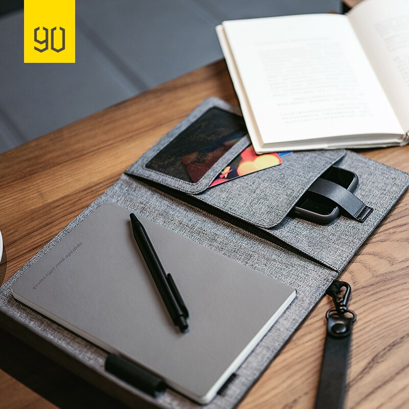 NINETYGO 90FUN Functionele Business Handtas Dag Clutch Ipad Mini Kindle Houder Notebook Mode Alle-in-een kantoor Mannen vrouwen