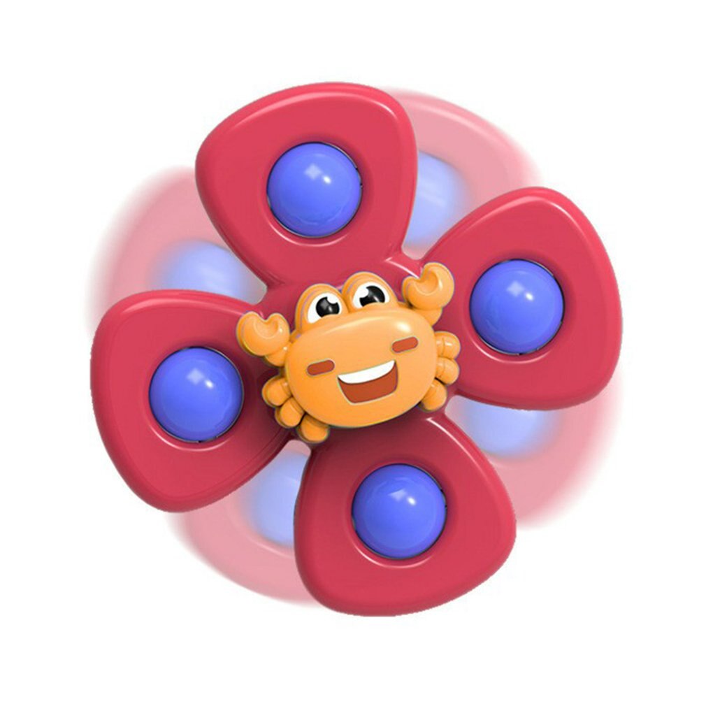 3Pcs Cartoon Insect Fidget Spinner Baby Rammelaar Speelgoed Abs Kleurrijke Gyro Speelgoed Relief Stress Vingertop Speelgoed Voor Kinderen Volwassenen