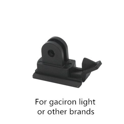 Fiets Licht Houder Zaklamp Lamp Beugel gelden Garmin Bryton Cateye Computer mount met Camera Adapter Fietsonderdelen: For gaciron light