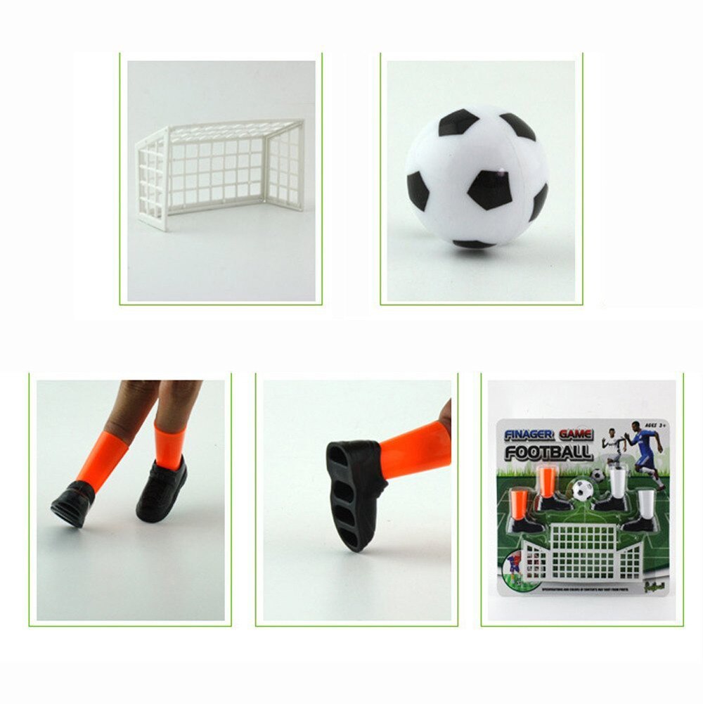 Finger Ideal Party Match Soccer Toys for Kids Adults Finger Toy Game Sets With Two Goals Desktop Finger Toy Game Funny Gadgets