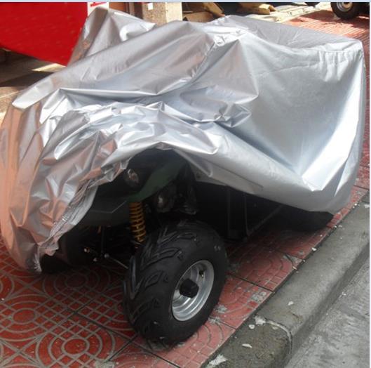 XXXL ATV Bike Quad Utility 4x4 300D Heavy Duty Waterproof Rain Cover Largee AB4 (Fits: ATV 500): sliver / XXL 220x98x106cm