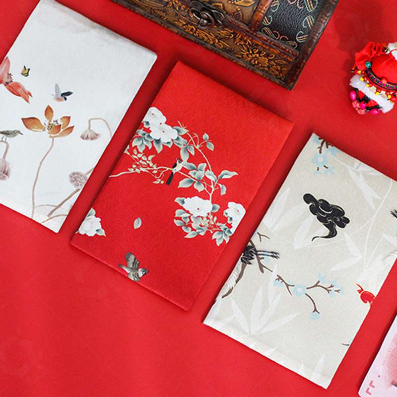 Chinese Style Red Envelope Year Red Envelope Fabric Red Envelope Disc Buckle Red Packet