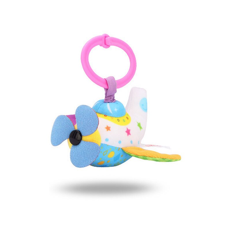 Hand Ring Bell Pull Schudden Bed Hangen Baby Speelgoed Baby Speelgoed 0-1 Jaar Oude Hand Hold Speelgoed: Rattle-Aircraft