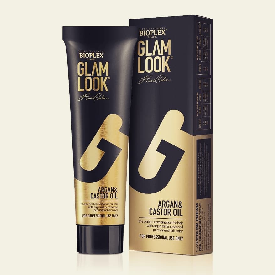 4 pakker bioplex glamlook hårfarge - "unik" kobberserie -