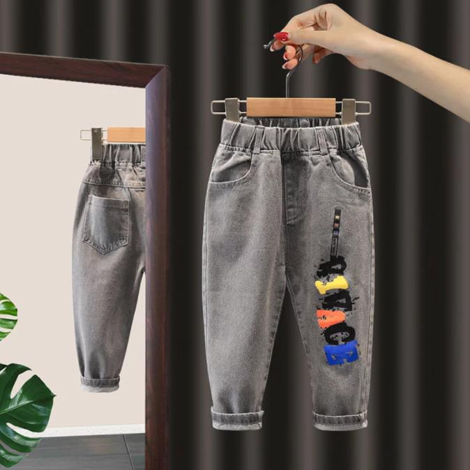 Lente Herfst Jongens Jeans Baby Meisjes Jongens Kinderen Jeans Broek Enfant Stretchy Denim Broek Peuter Kleding 2-6Year