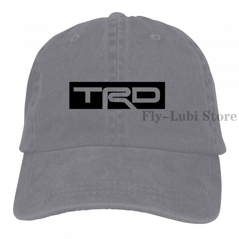 Logotipo Trd gorra de béisbol de las mujeres de los hombres sombreros de camionero de gorra ajustable: 2-Gray