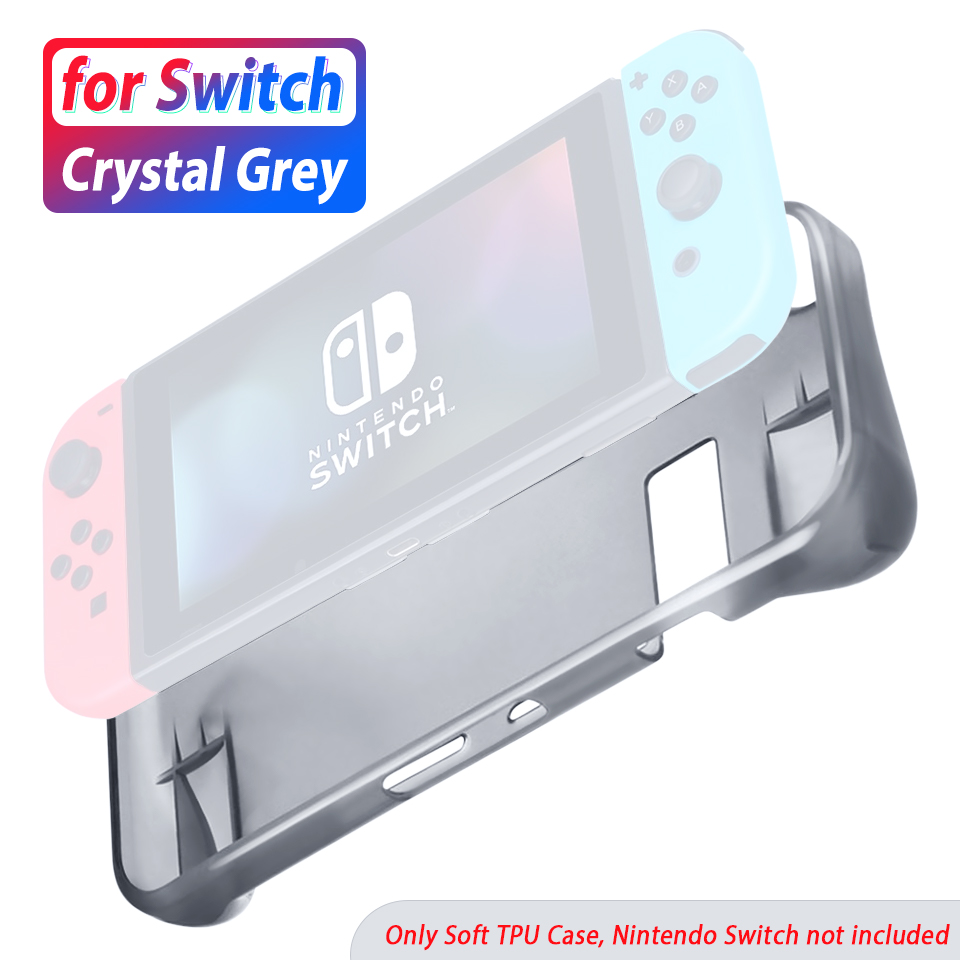 Funda de silicona para Nintend Switch Lite funda protectora Coque para Nintendo Switch Nintendos NS Lite Housse protección clara: Grey For Switch