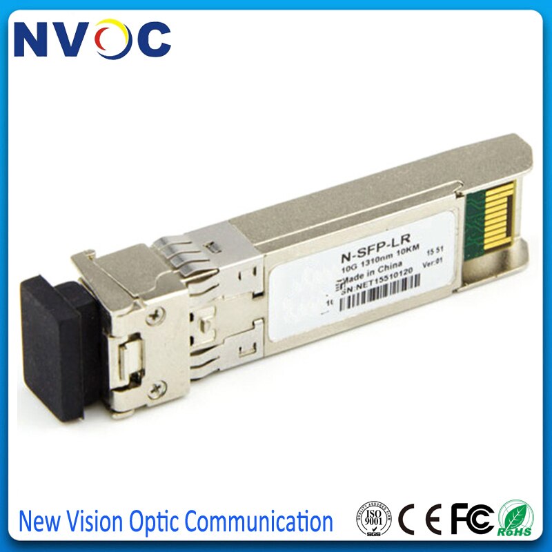 10Gb 10KM SFP LR voor SFP-10G-LR, 10G SFP + Fiber Optic Transceiver Module 10GBASE-LR SMF 1310nm voor Ubiquiti Mikrotik