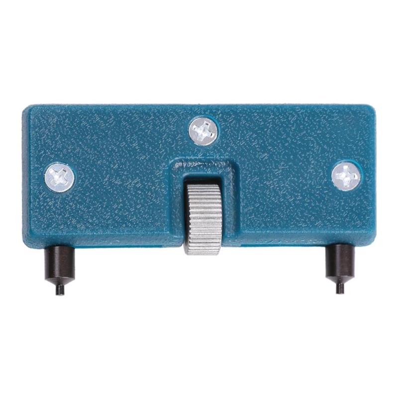 Adjustable Watch Opener Back Case Press Closer Remover Two Feet Opening Screw Wrench Watchmaker Tools: Dark Blue