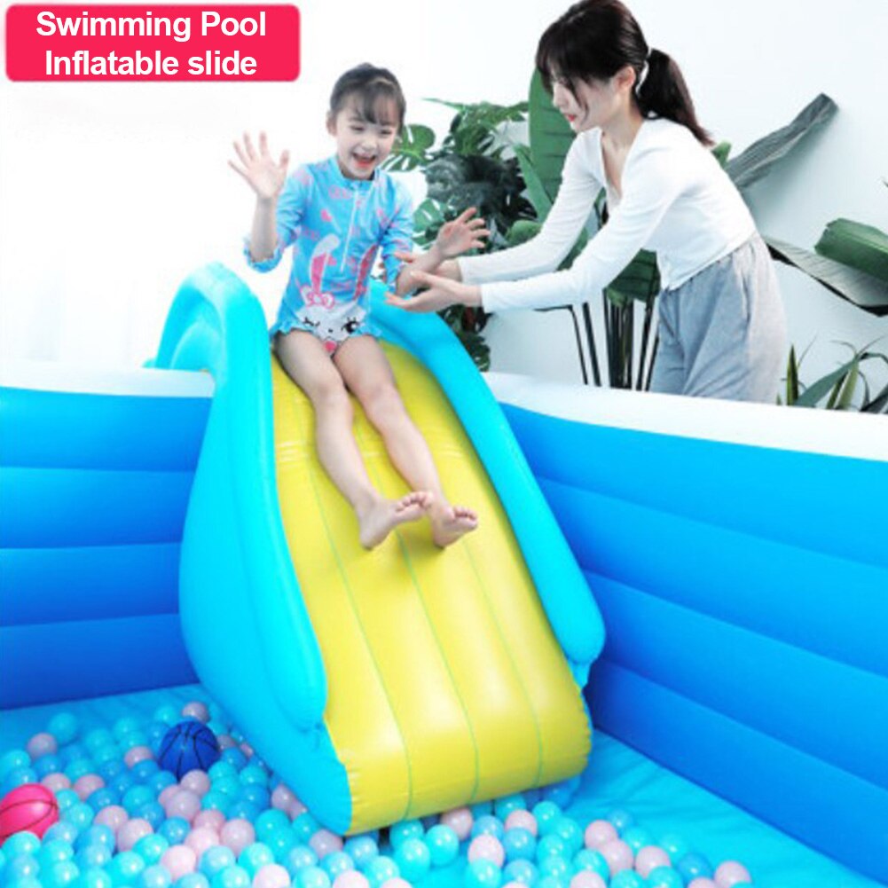 Pvc Opblaasbare Glijbaan Zwembad Accessoires Kinderen Water Spelen Recreatie Faciliteit Opblaasbare Kinderen Speeltuin Glijbaan