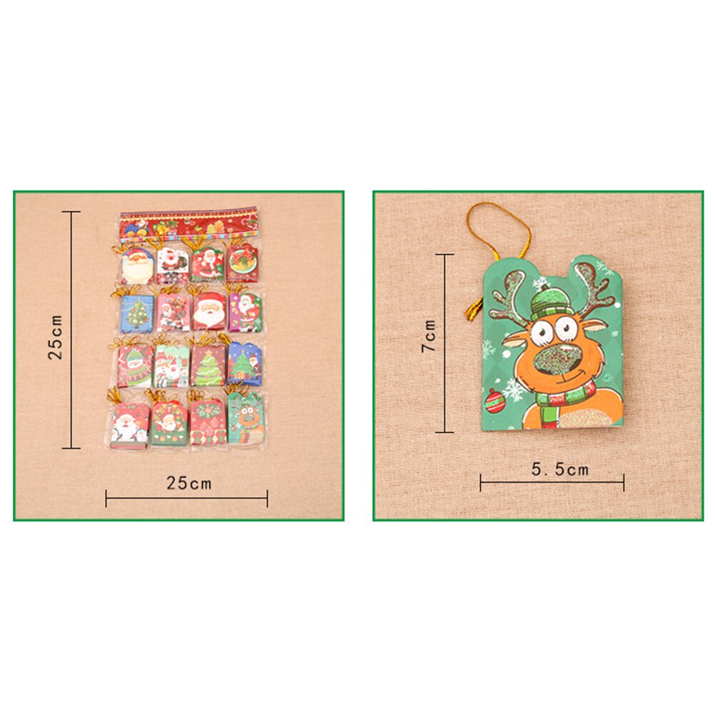 128pcs Merry Christmas Greeting Cards Kids Mini Xmas Greeting Cards Year Postcard Card Xmas Party