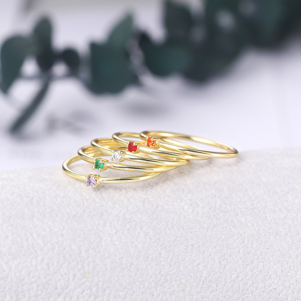ZHOUYANG Koreanische Ringe F��r Frauen Gold Farbe Schmuck Hochzeit Engagement Ring Grohandel Weibliche Mdchen Liebe Schmuck R246
