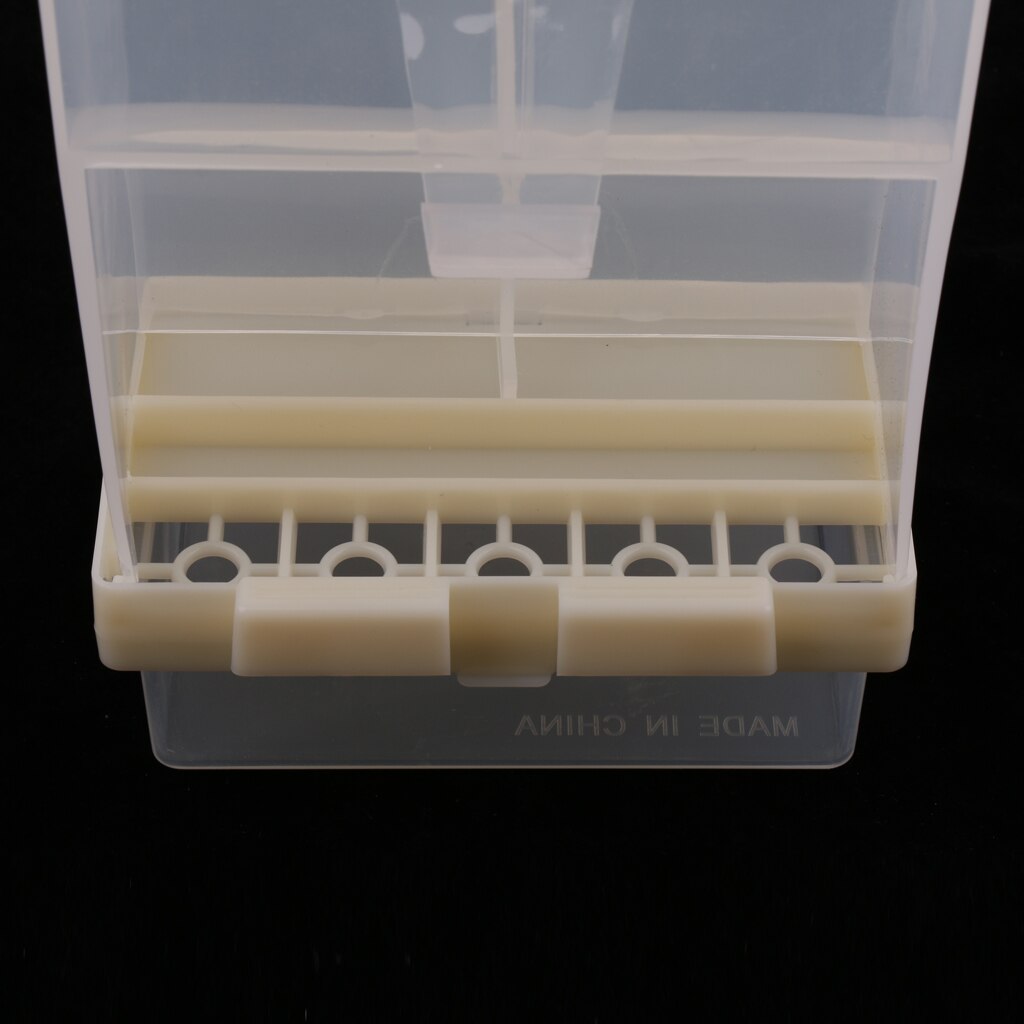 Bird Feeder Parrot Integrated Automatic Box for Small to Large Birds, White