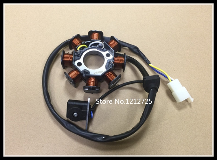 Scooter motorcykel magneto coil  wh100 scr 100 stator coil elektromagnetisk motor stator