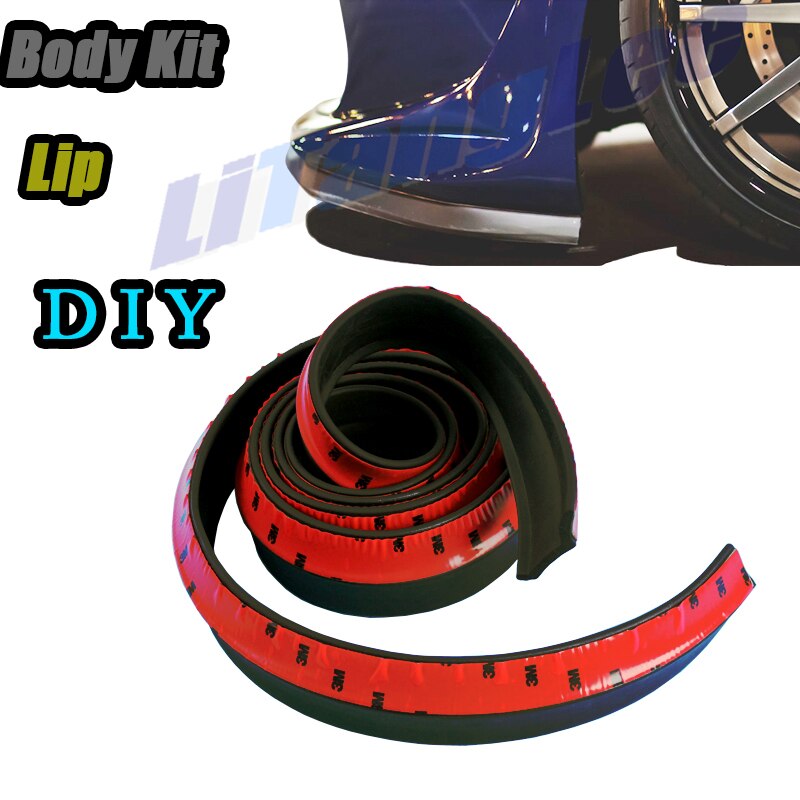 Car Bumper Lip Front Spoiler Skirt Deflector For SEAT Ibiza 1984 Tune Car Modified Body Kit VIP Hella Flush Lips