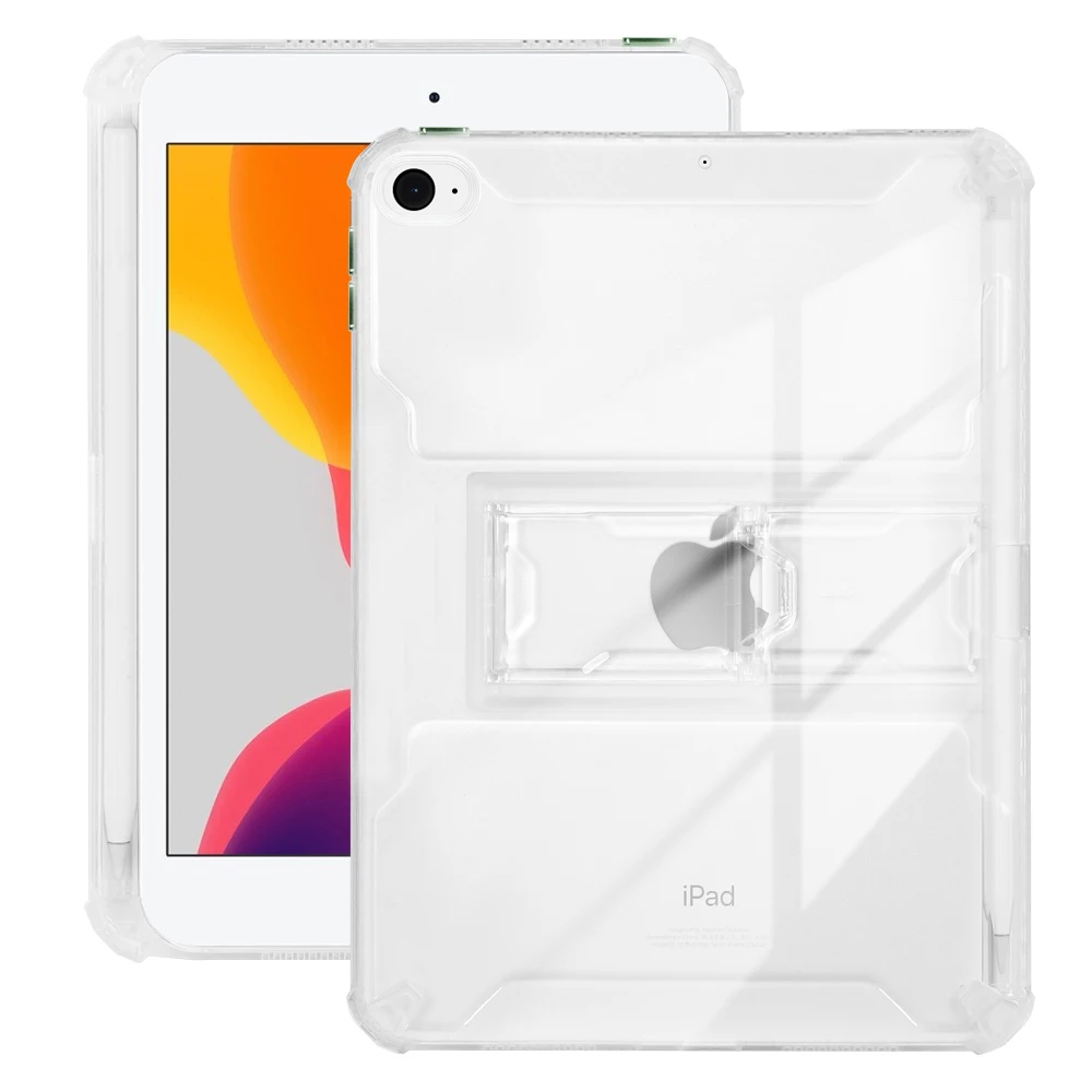 For IPad Case Pro 11 10th Generation 10.9 Air 5 4 10.2 7/9th Mini 6 10.5 9.7 5th 6th 12 9 Transparent Cover Funda: Gold