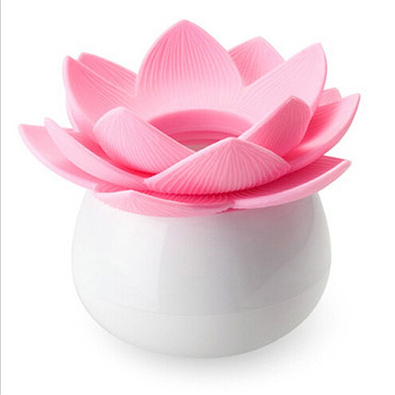 1pc/lot 4 Colors Lotus Home Decor Toothpick Cotton Swab Holder Storage Box Pick Toothpick case GI870661