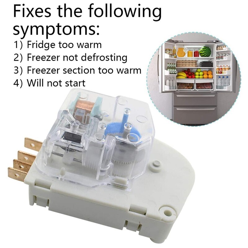 Defrost Timer 8HR 30MIN for Frigidaire Refrigerator 215846602, AP2111929, PS423801