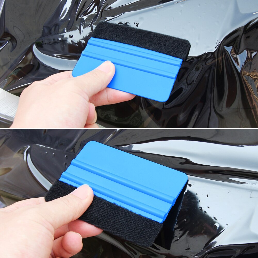 Auto sticker folie zachte vilt rand schraper gereedschap voor volkswagen vw golf  mk5 golf  mk3 polo 9n 6r 6n scirocco tiguan