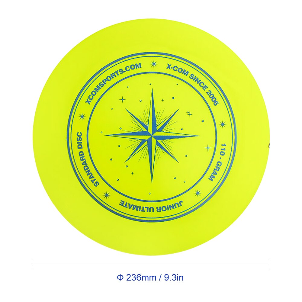 /Disco volador al aire libre 9,3 pulgadas 110g discos voladores de plástico para jugar al aire libre disco deportivo de juguete para niños pequeños