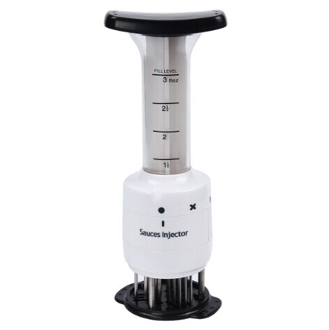 Gekwalificeerde Vlees Vleesvermalser Naald Voor Steak Vlees Injector Marinade Smaak Spuit Met Roestvrij Staal Keuken Gereedschap: Default Title