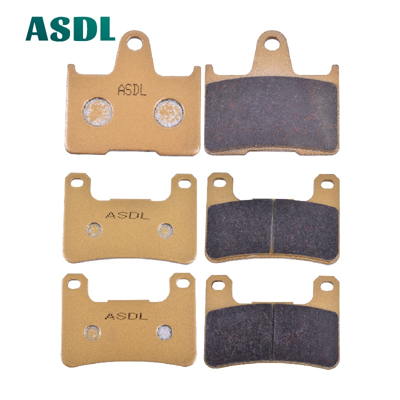 6 stuks voor- en achterremblokken voor suzuki gsxr 600 k4/k5 gsxr 750 k4/k5 gsxr 1000 k4/k5/k6 2004 2005 2006