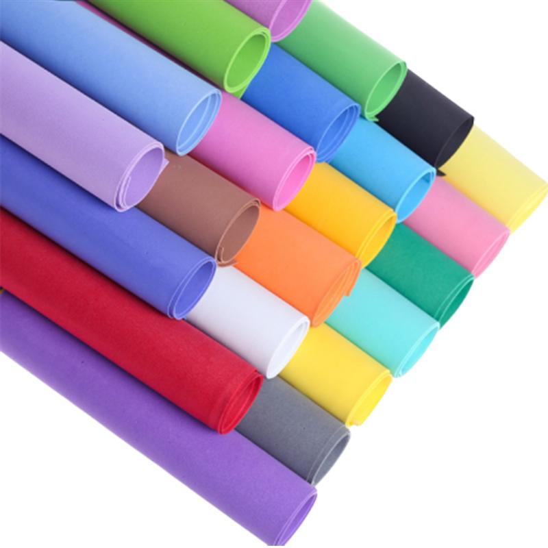 De papel de espuma EVA de 1mm de grosor, hojas de espuma hechas a mano, papel de esponja, materiales de artesanía arte de colección de recortes para flores 10 Uds./lote