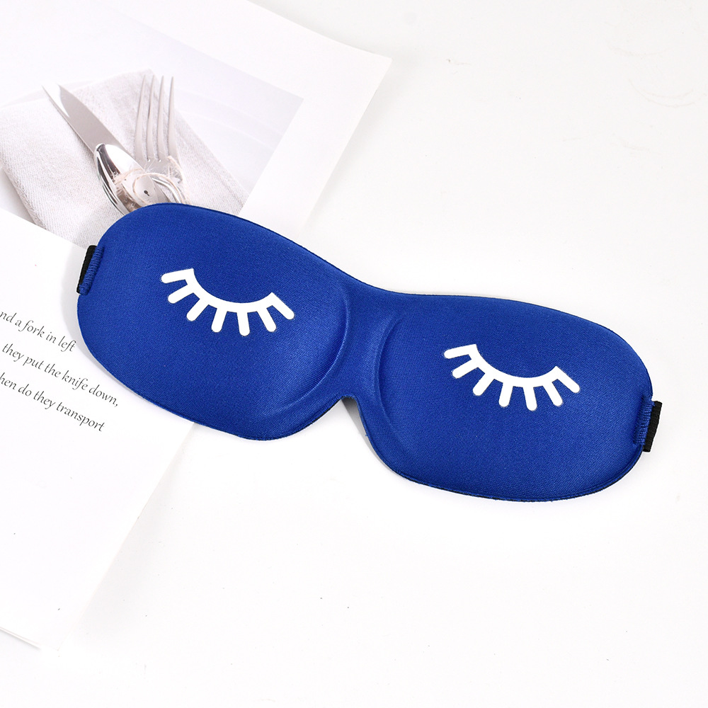 Máscara para dormir 3d, belleza, pestañas, máscara para dormir, sombra de ojos, ayuda para dormir, viajes al aire libre, hogar, descanso de ojos, relajación, cubierta ocular, cuidado de la salud: Azul